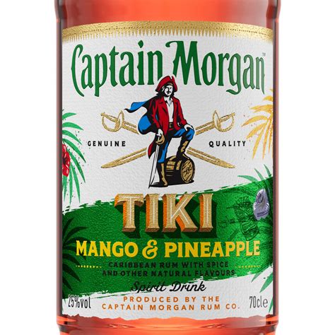 Captain Morgan Tiki Mango & Pineapple Rum Based Spirit Drink 70cl | Spirits & Pre-Mixed ...