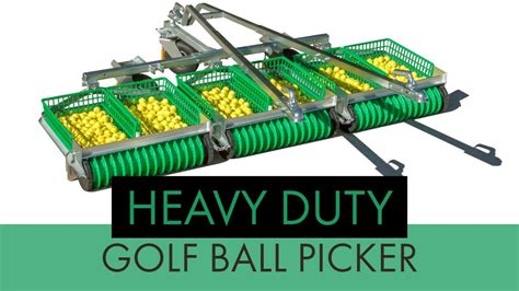 Heavy Duty Golf Ball Picker - Range Servant America - YouTube