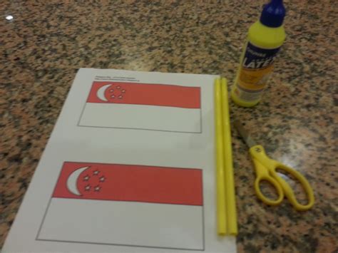 Banner: Singapore National Day Flag Craft