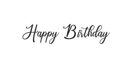 Happy Birthday Cursive Font, Fancy Happy Birthday Square Labels Cool Font Happy Birthday In ...