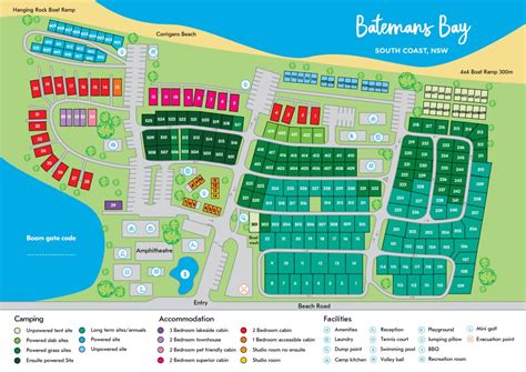 Park map - NRMA Batemans Bay Holiday Resort