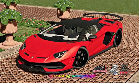 FS19 Lamborghini Aventador SVJ Roadster v1.0 - FS 19 & 22 USA Mods Collection