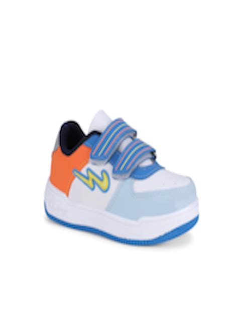 Buy Campus Kids Colourblocked Round Toe Velcro Sneakers - Casual Shoes for Unisex Kids 26596254 ...