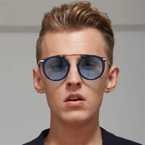 2016 New Arrival Vintage Round Glasses Mens Sun Glasses Cool Safty ...