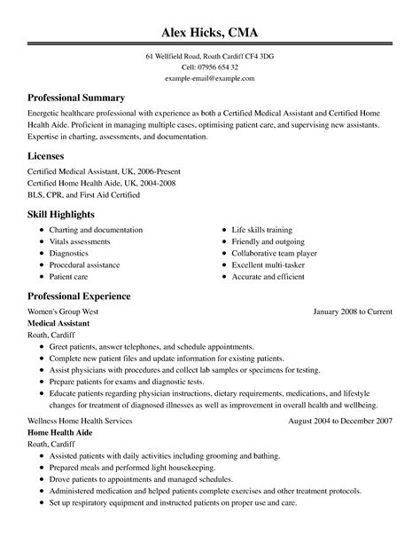 Healthcare Resume Template for Microsoft Word | LiveCareer