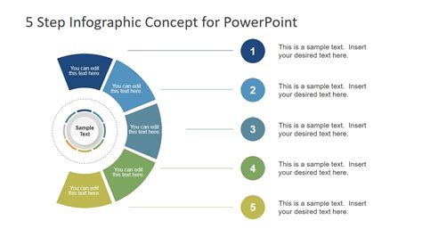 5 Steps Infographic Circular PPT - SlideModel