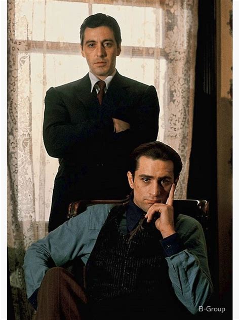 "The Godfather - Al Pacino, Robert De Niro" Framed Art Print for Sale ...