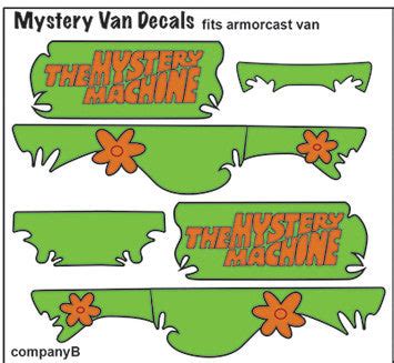 Pop Culture-Decal Scooby-Doo Armorcast Mystery Machine – Company B ...