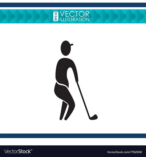 Golf club design Royalty Free Vector Image - VectorStock