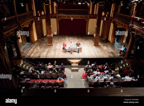 Folger Shakespeare Library Elizabethan Theatre interior - Washington, DC USA Stock Photo - Alamy