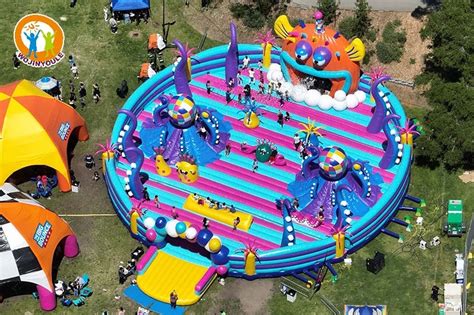 TP120 Commercial Outdoor Inflatable Theme Park Kids ...