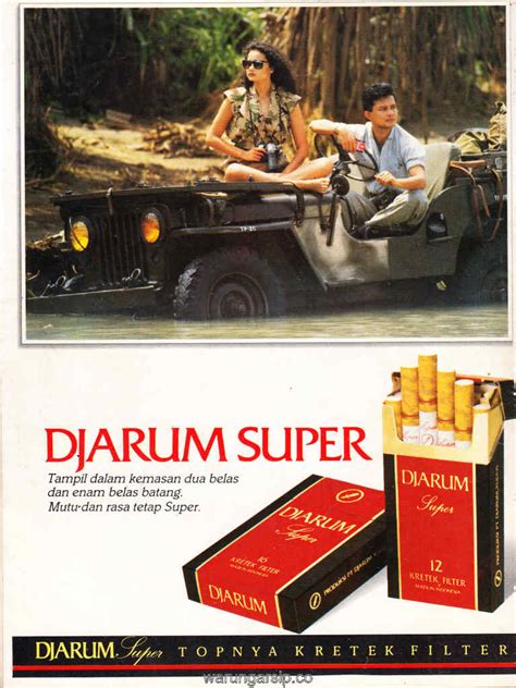 Iklan Rokok DJARUM SUPER (Editor, No.49 Th. II / 12 Agustus 1989 ...