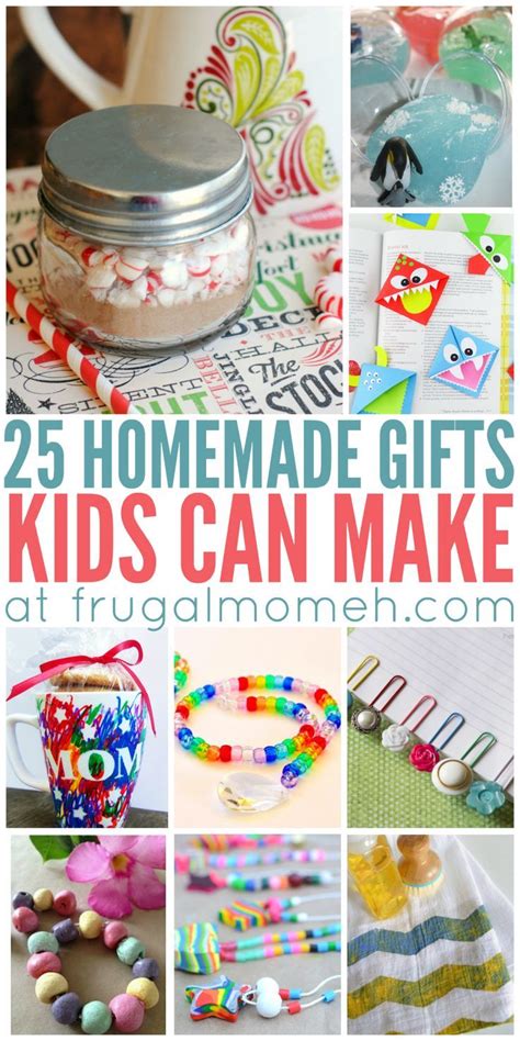 Homemade Gifts That Kids Can Make | Homemade kids gifts, Affordable christmas gifts, Homemade gifts