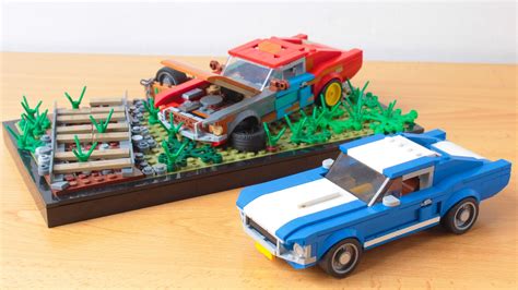 Lego Restored Ford Mustang MOC - YouTube