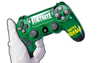 FORTNITE PS4 CONTROLLER UNBOXING! Fortnite Battle Royale Custom Gamepad & Solo Victory Gameplay ...