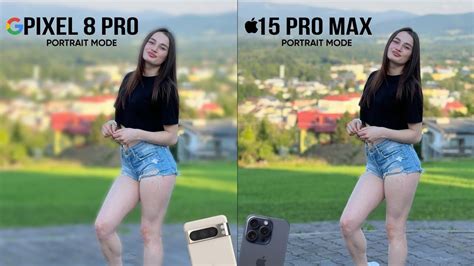 Google Pixel 8 Pro vs iPhone 15 Pro Max | Portrait Mode Camera Test - YouTube