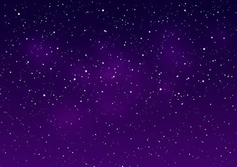 Purple Stars Background