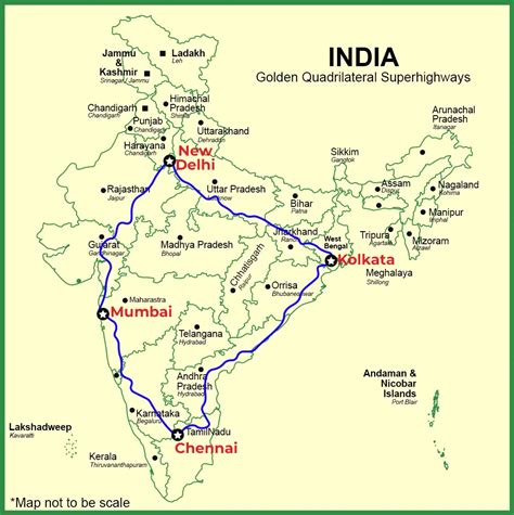 Golden Quadrilateral: India's Road Backbone - TimesProperty