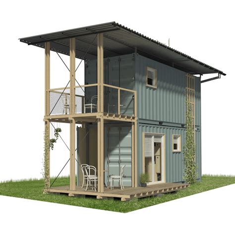 2 Story Shipping Container Home Plans