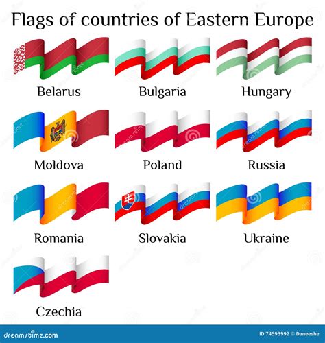 Flags Of Eastern Europe Royalty-Free Stock Image | CartoonDealer.com ...