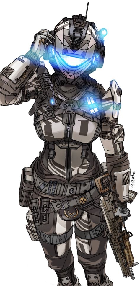 pilot and pulse blade pilot (titanfall and 1 more) drawn by kotone_a | Danbooru