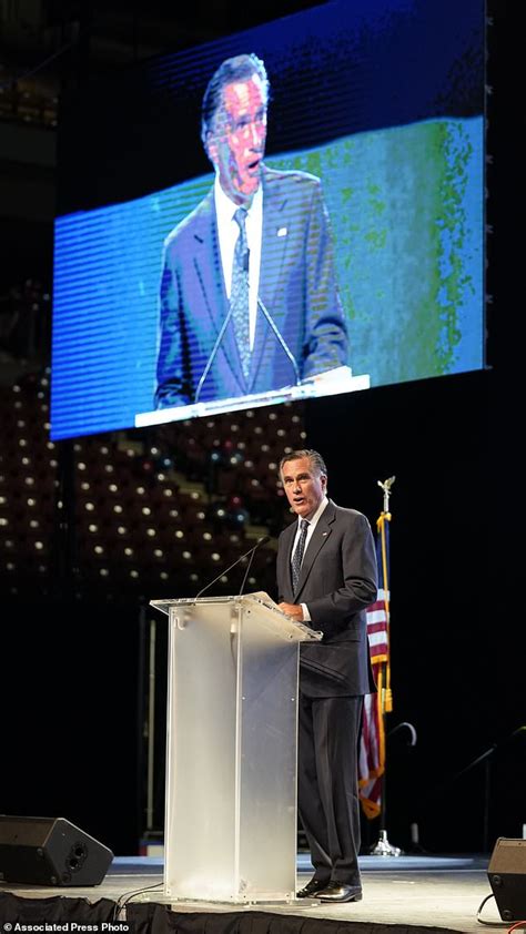 Senator Mitt Romney is BOOED by delegates at the Utah GOP convention ...