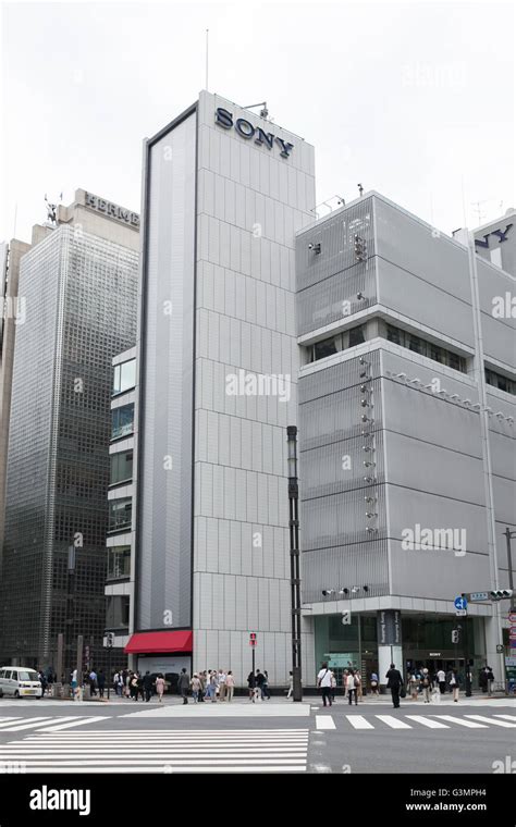 Tokyo, Japan. 14th Jun, 2016. A general view of the Sony Building in ...