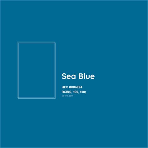 About Sea Blue - Color codes, similar colors and paints - colorxs.com