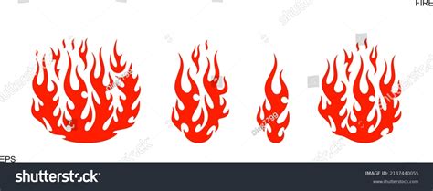 Fire Logo Isolated Fire On White Stock Vector (Royalty Free) 2187440055 | Shutterstock