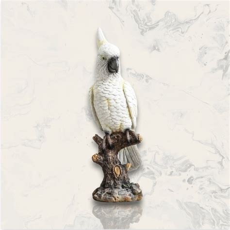 Parrot Statue Parrot on Stump Creative Resin Parrot - Etsy