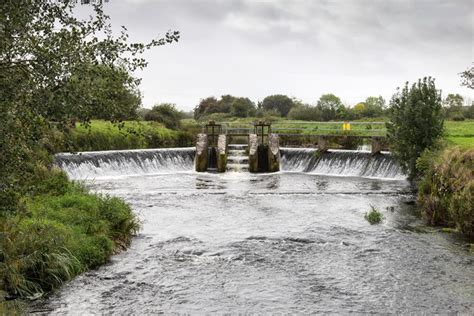 The weir above the bridge at... © David P Howard :: Geograph Ireland