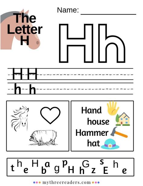 Letter H Worksheets, Songs, Activities & Freebies for Learners in 2022