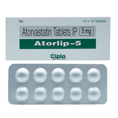 Atorlip 5 MG Tablet - Uses, Dosage, Side Effects, Price, Composition ...