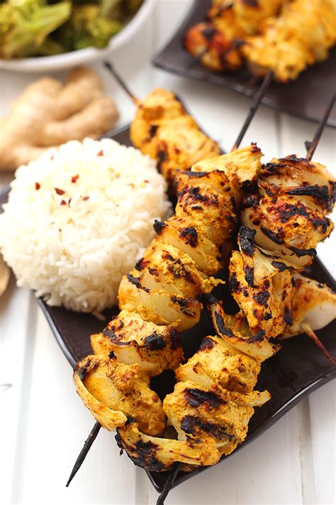 Tandoori Chicken Kebabs - The Healthy Maven