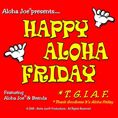 Aloha Joe - Happy Aloha Friday - T.G.I.A.F. | iHeartRadio