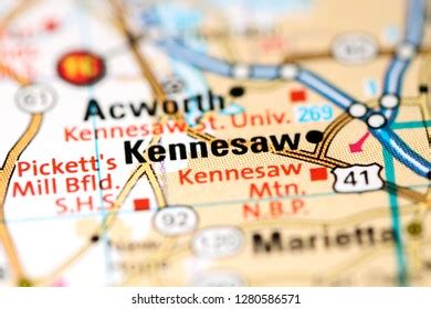 Kennesaw Georgia Map Photos, Images and Pictures