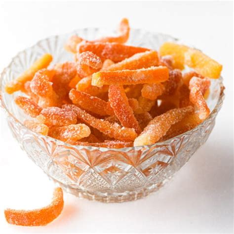 Candied Orange Peel • 2 ingredients!