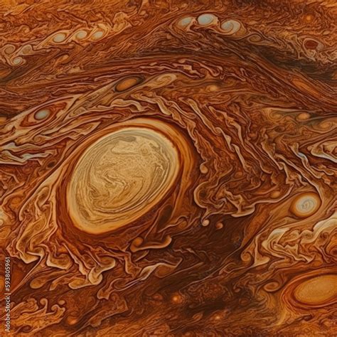 Jupiter Surface Seamless image depicts the planet's abstract and ...