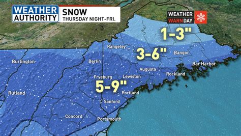 Winter storm dropping up to 9 inches of snow across parts of Maine