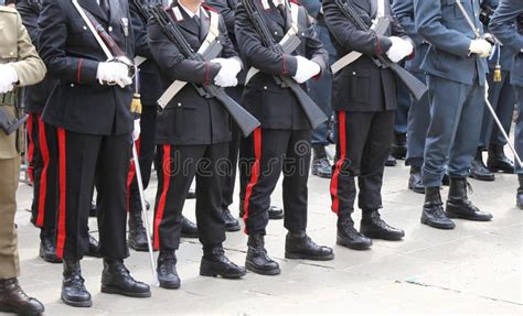 Italian Armed Forces Uniform with Tricolore Stock Photo - Image of ...