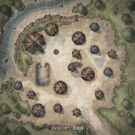 Goblin Camp Day Fantasy City Map Dungeon Maps Dnd World Map | Images ...