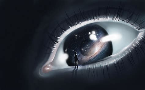 Cosmic Vision: An Artistic Eye HD Wallpaper