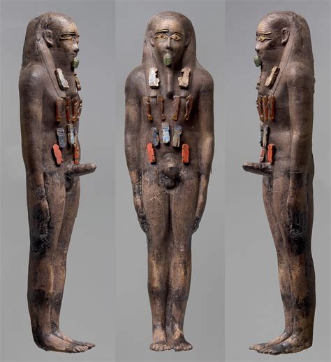 Archaeology & Art on Twitter: "Statuette of Osiris as a Mummy with Erected Phallus. Ptolemaic ...