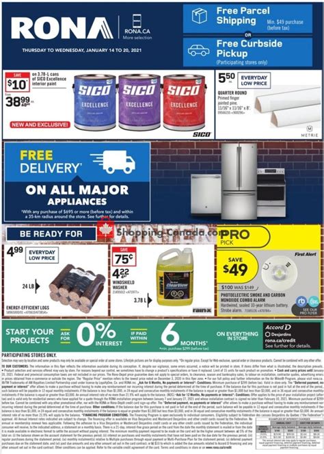 Rona Canada, flyer - (Be Ready For Winter - ON): January 14 - January 20, 2021 | Shopping Canada