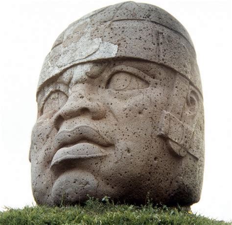 Amazon.com: Mexico Olmec Head Ncolossal Head Number 1 From San Lorenzo Tenochtitlan In Veracruz ...