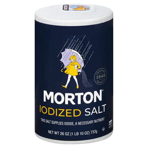 Morton Salt, Iodized, 26 Ounce - Walmart.com - Walmart.com