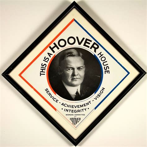 Herbert Hoover Campaign Portrait Display. "Women's Committee for Hoover ...