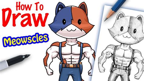 Fortnite Meowscles And Kit Coloring Pages How To Draw Meowscles New | Porn Sex Picture