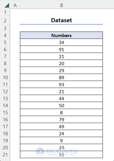 How to Separate Odd and Even Numbers in Excel - 6 Methods