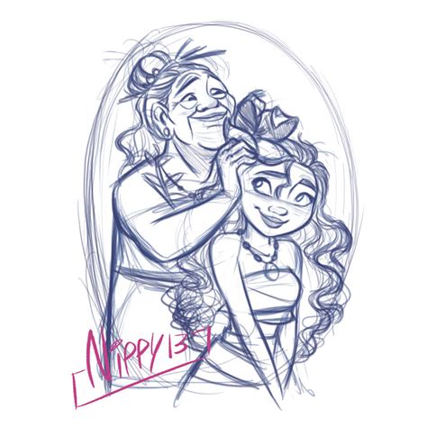 Moana and Grandma by Nippy13 on DeviantArt